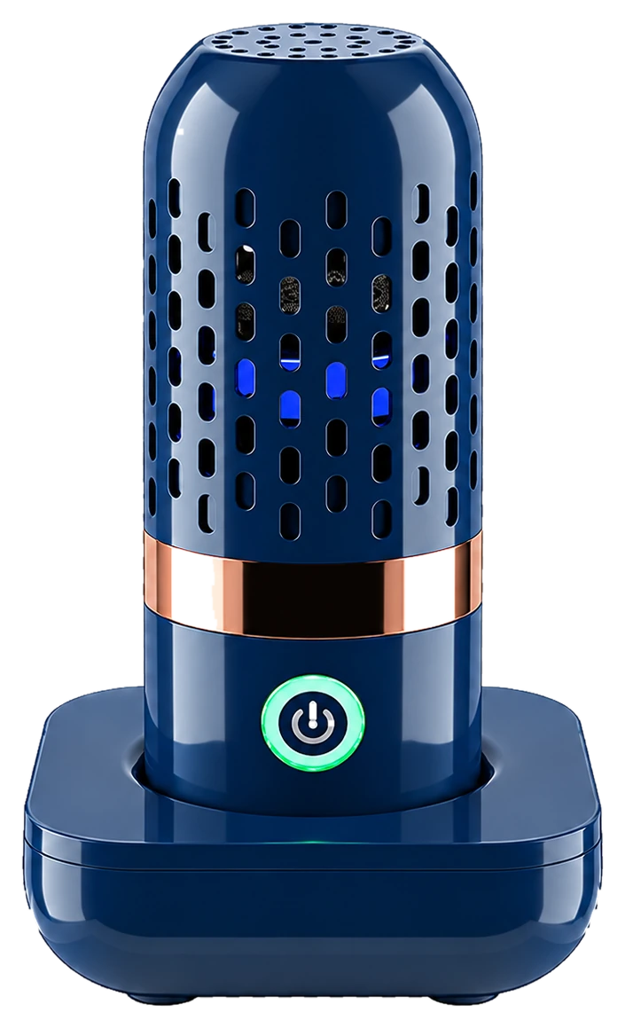 Dunkelblauer PodBloom Reinigungs-Pod